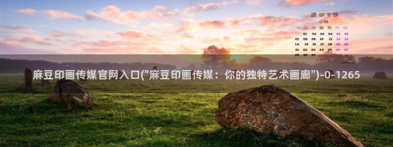 麻豆视频入口：麻豆印画传媒官网入口(\